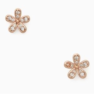 NIP♠️ kate spade Rose Gold Floral Earrings